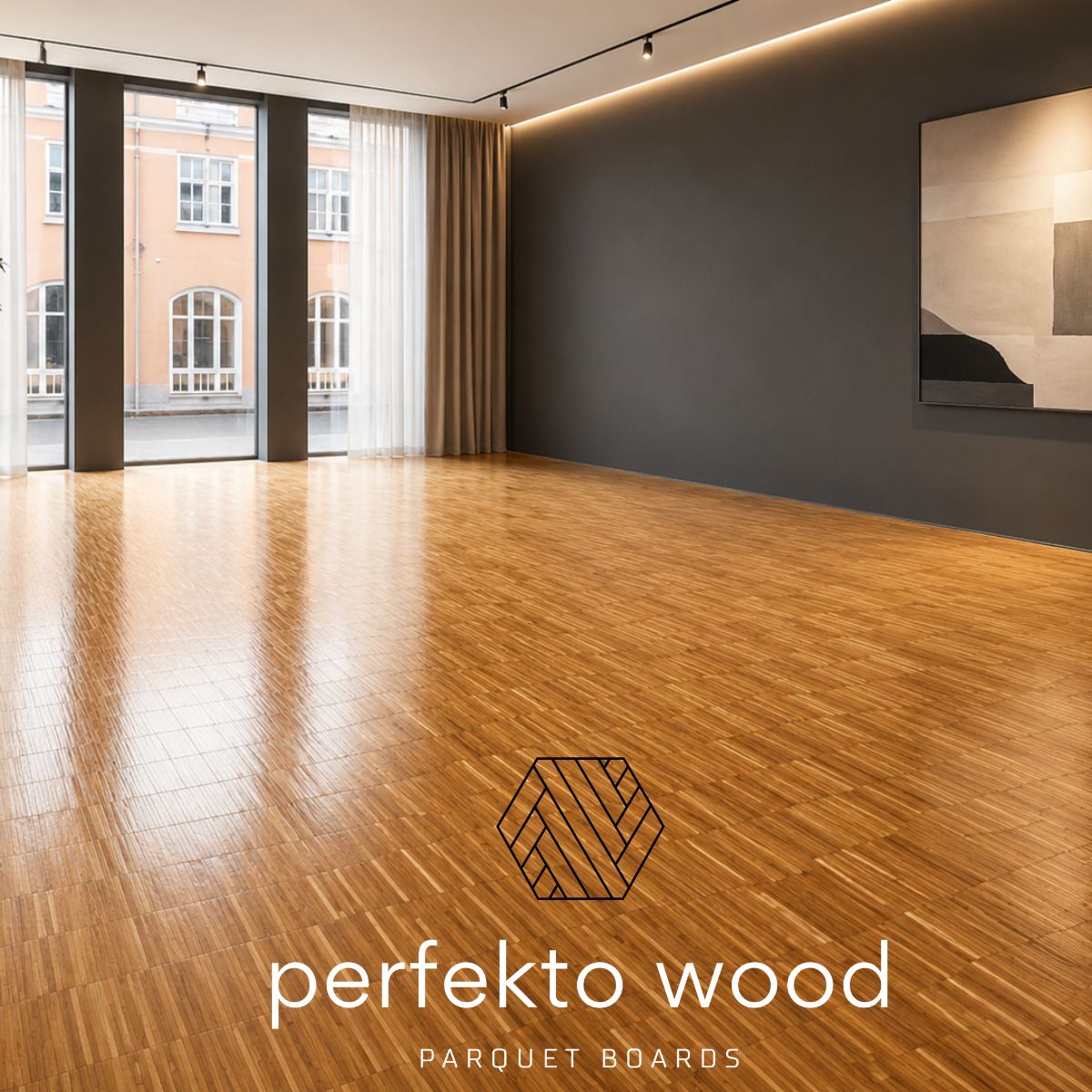 Industrial parquet Nordnorge &mdash; lacquered oak floor 16x8x160 mm &mdash; Perfekto Wood project