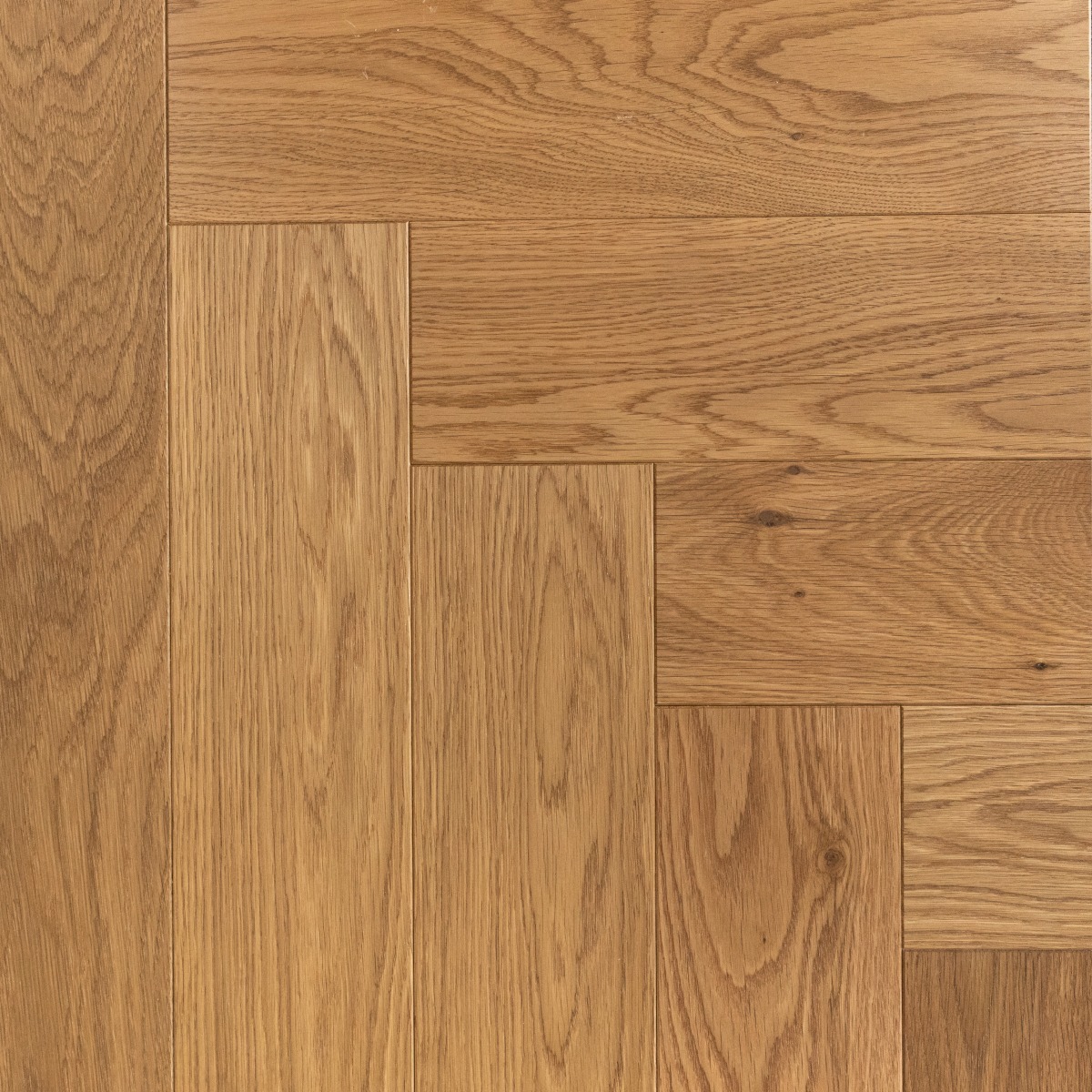 Assoluto smoked oak parquet — dark yellow tone, UV oiled, PerfektoWood Lithuania