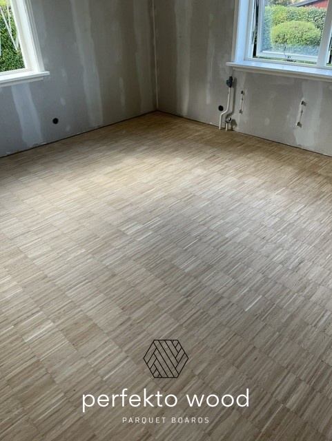 Obehandlad industriparkett i ek &mdash; Huskvarna Sverige PerfektoWood